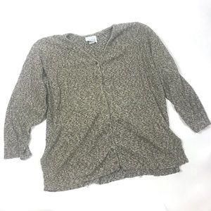 Eileen Fisher Large Button Down Sweater Cardigan